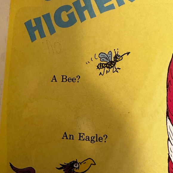 BANNED Cat in the hat The Cat Quizzer book with pencil and marker writing in it - Picture 4 of 10